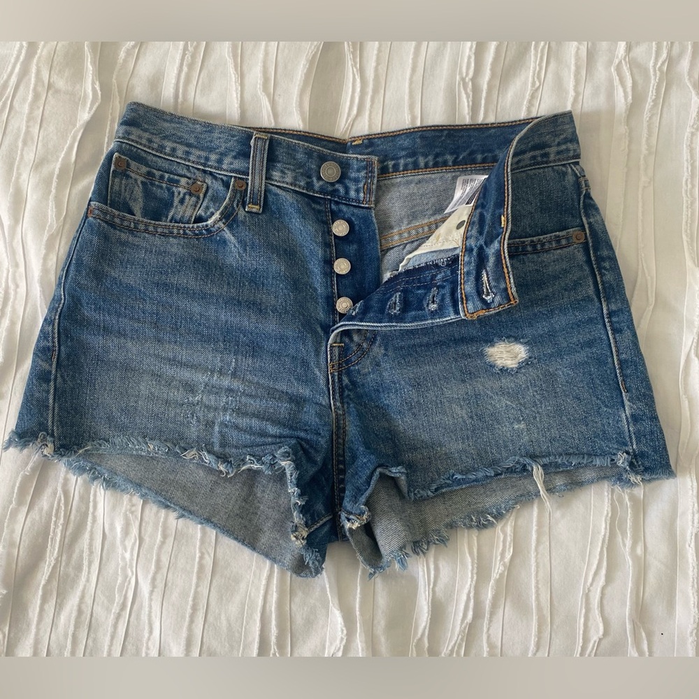 LEVI Blue Jean Denim Women Shorts